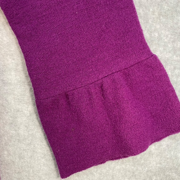 Semantiks Size S Merino Wool Jacket Floral Applique Button Front - Picture 4 of 9